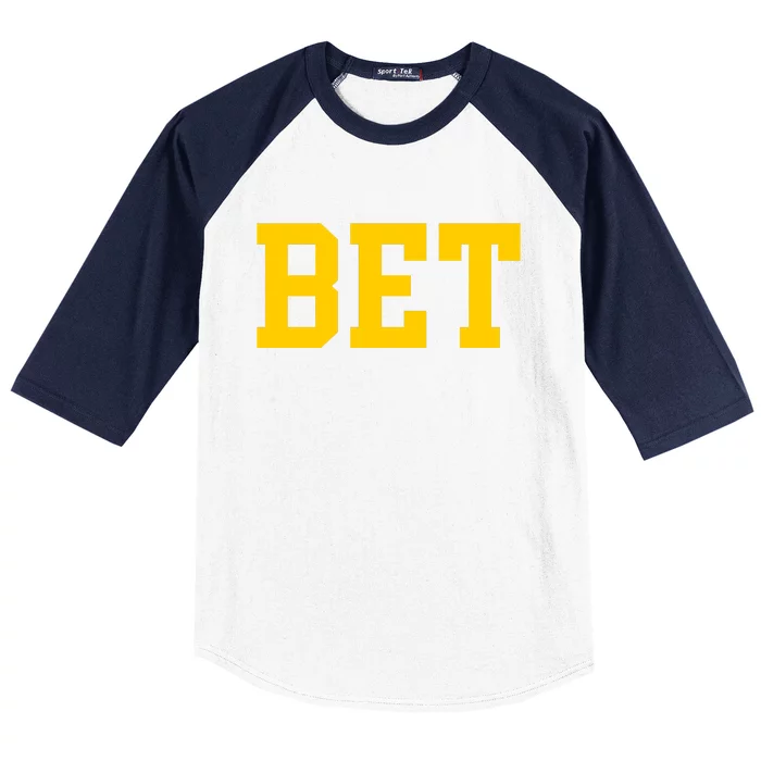 Bet Michigan Baseball Sleeve Shirt