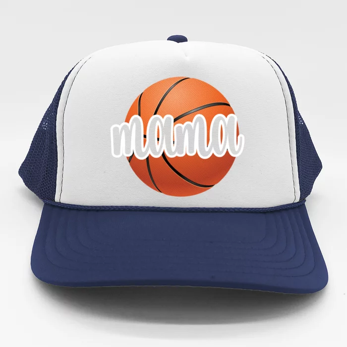 Basketball Mama Basketball Mom Of A Basketball Player Gift Trucker Hat