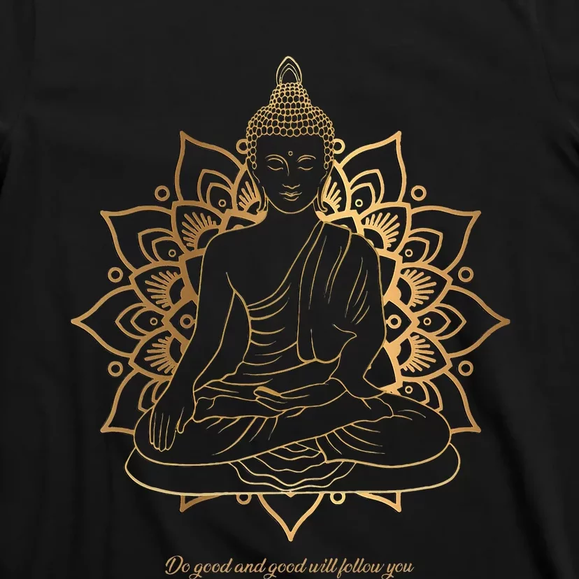 Buddha Mandala Buddhist Mindfulness Buddhism Spiritual T-Shirt