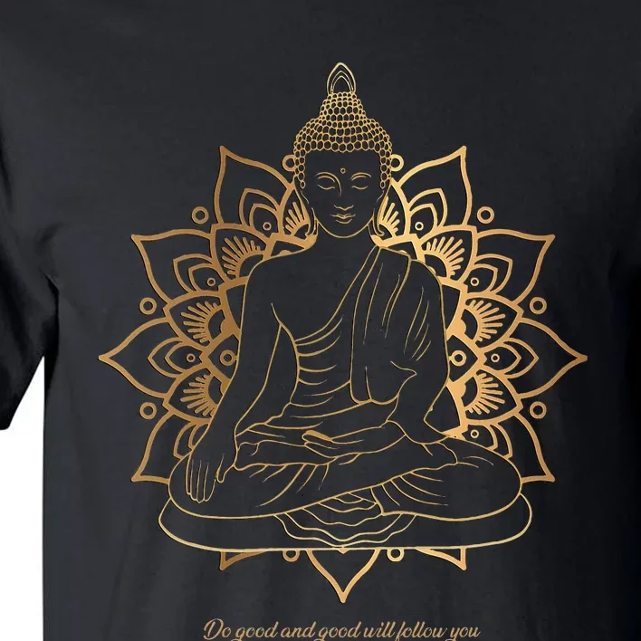 Buddha Mandala Buddhist Mindfulness Buddhism Spiritual Tall T-Shirt