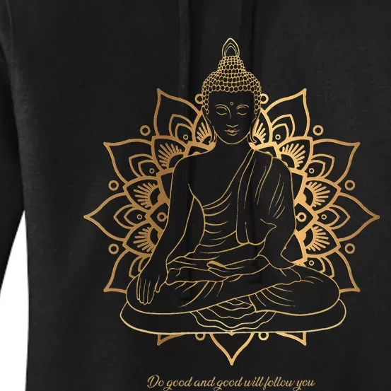 Buddha Mandala Buddhist Mindfulness Buddhism Spiritual Women's Pullover Hoodie