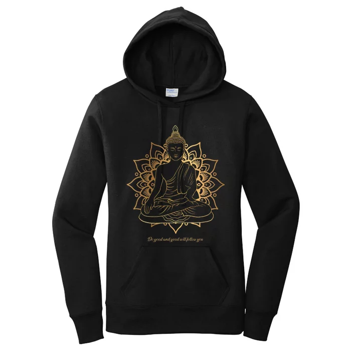 Buddha Mandala Buddhist Mindfulness Buddhism Spiritual Women's Pullover Hoodie