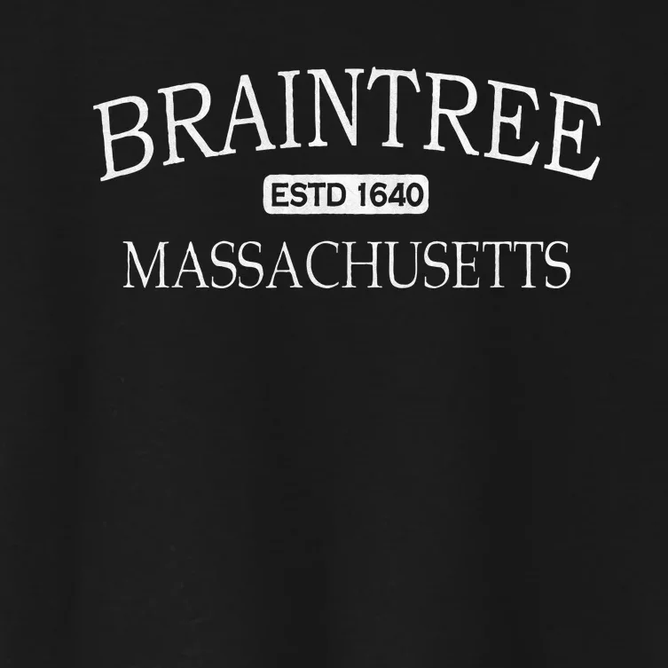 Braintree Massachusetts Braintree MA Women's Crop Top Tee