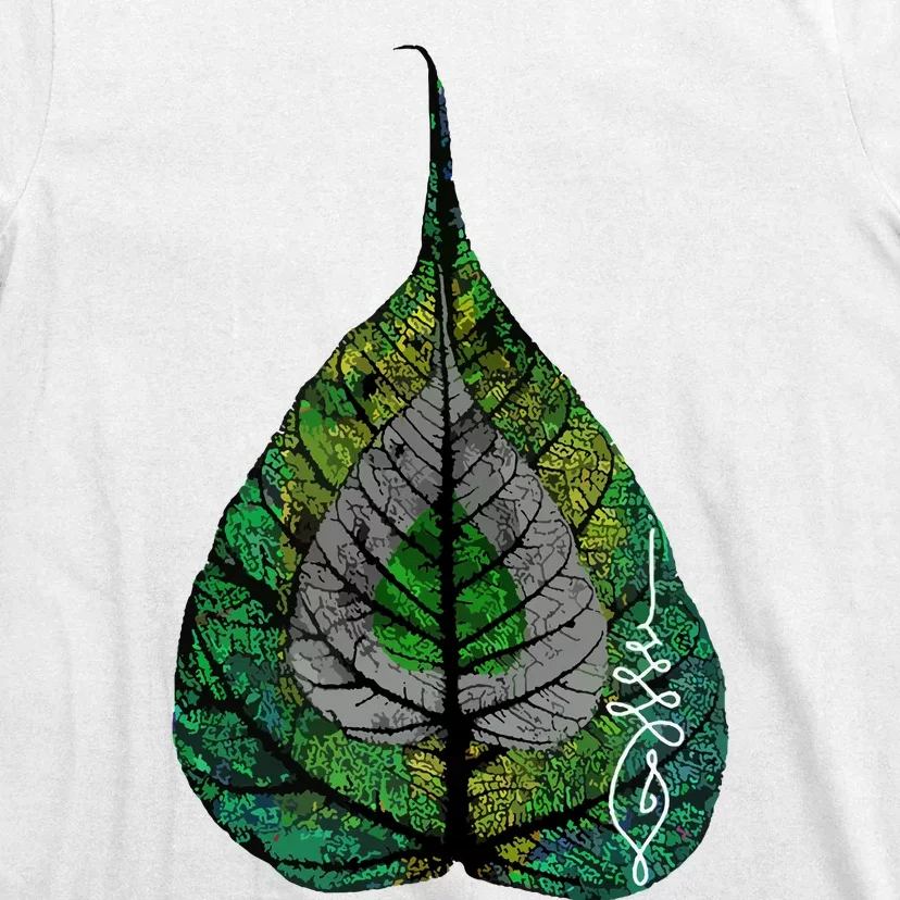 Buddha Meditation Bodhi Leaf Unalome T-Shirt