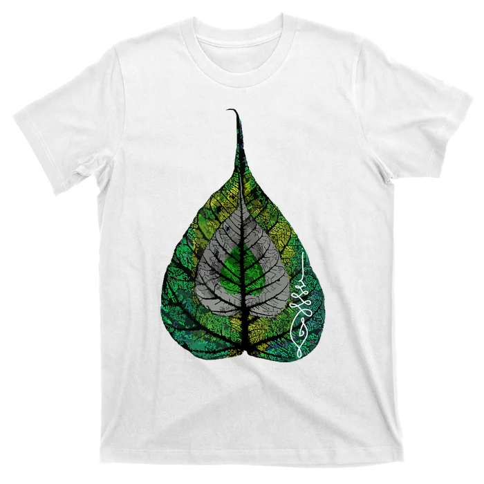 Buddha Meditation Bodhi Leaf Unalome T-Shirt