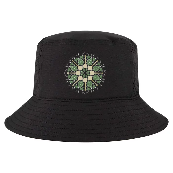 Banjo Mandala Bluegrass Mindfulness & Nature Graphic Cool Comfort Performance Bucket Hat