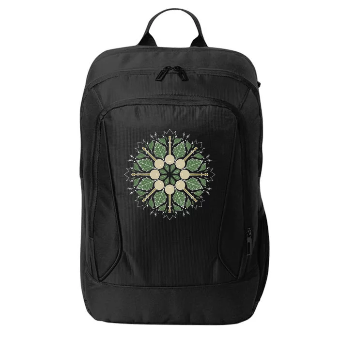 Banjo Mandala Bluegrass Mindfulness & Nature Graphic City Backpack