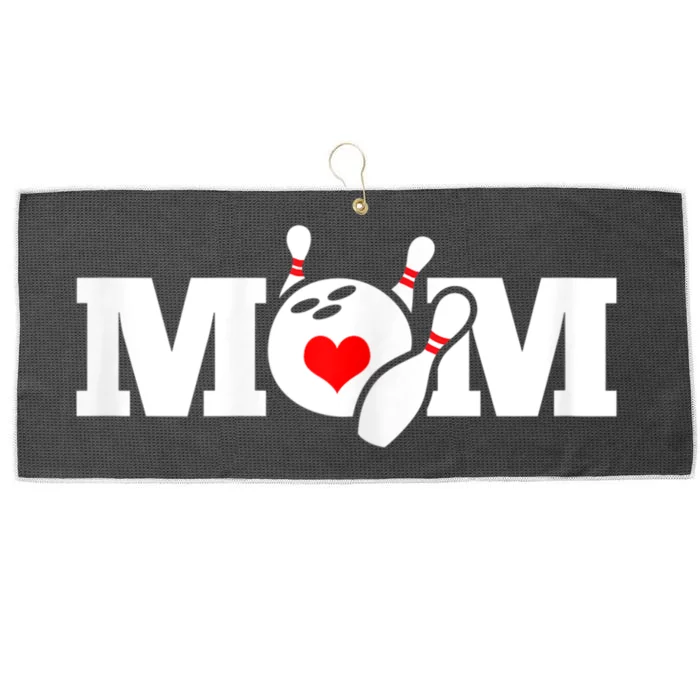 Bowling Mom Large Microfiber Waffle Golf Towel