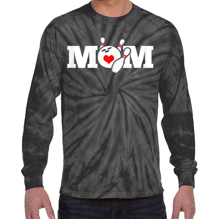 Bowling Mom Tie-Dye Long Sleeve Shirt