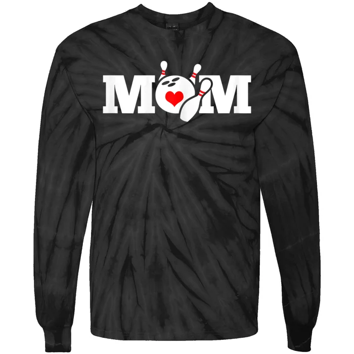 Bowling Mom Tie-Dye Long Sleeve Shirt