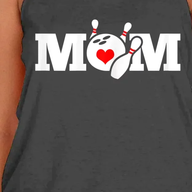 Bowling Mom Women's Knotted Racerback Tank