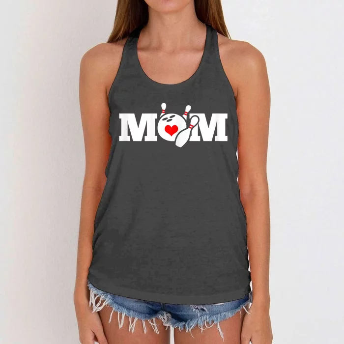 Bowling Mom Women's Knotted Racerback Tank