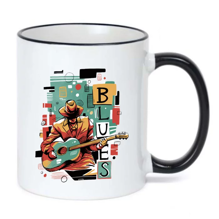 Blues Music Black Color Changing Mug