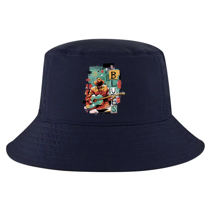 Blues Music Cool Comfort Performance Bucket Hat