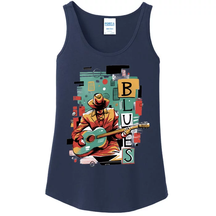 Blues Music Ladies Essential Tank