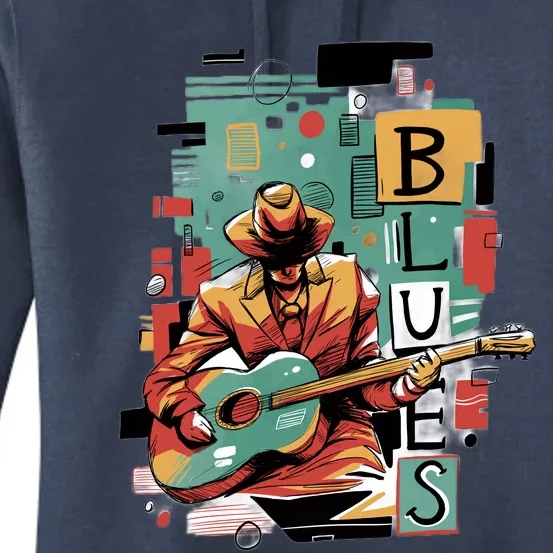 Blues Music Women's Pullover Hoodie