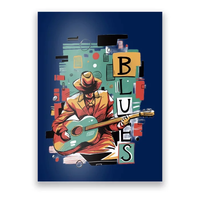 Blues Music Newspaper Art: Canvas Prints, Frames & Posters