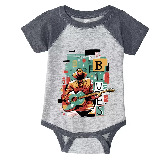 Blues Music Infant Baby Jersey Bodysuit