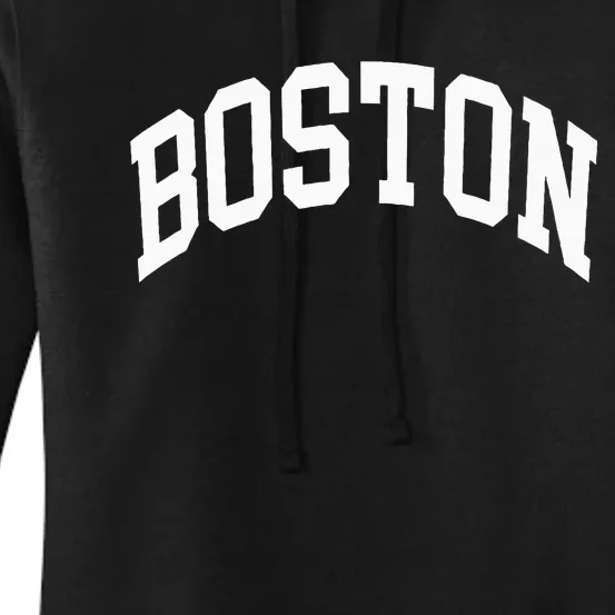 Boston Massachusetts Women's Pullover Hoodie