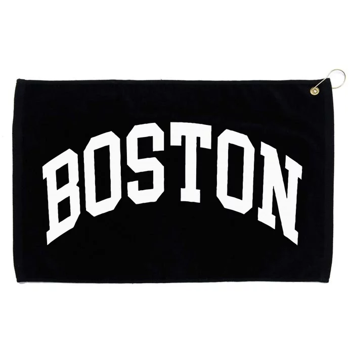 Boston Massachusetts Grommeted Golf Towel