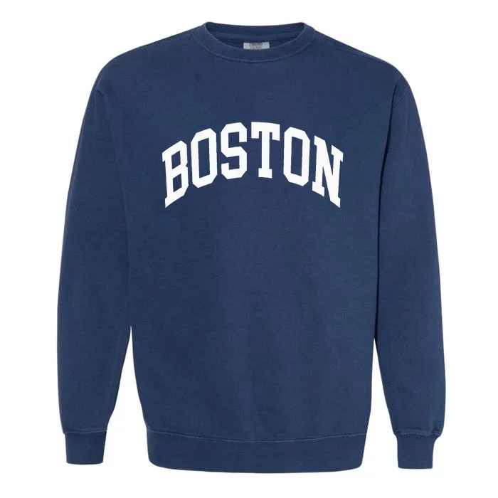 Boston Massachusetts Garment-Dyed Sweatshirt