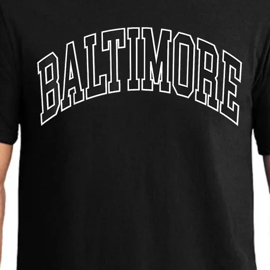 Baltimore Maryland Pajama Set