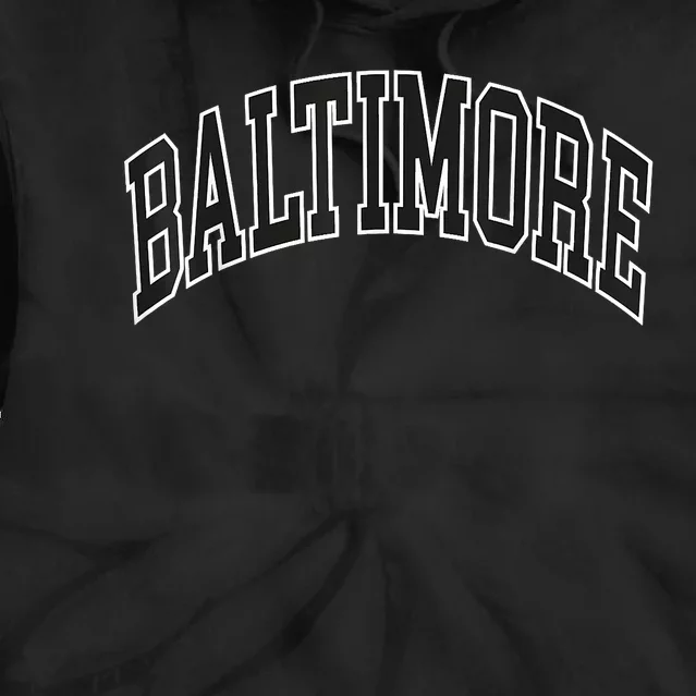 Baltimore Maryland Tie Dye Hoodie