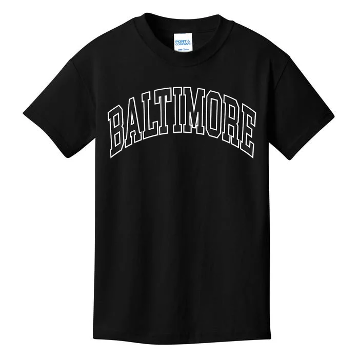 Baltimore Maryland Kids T-Shirt