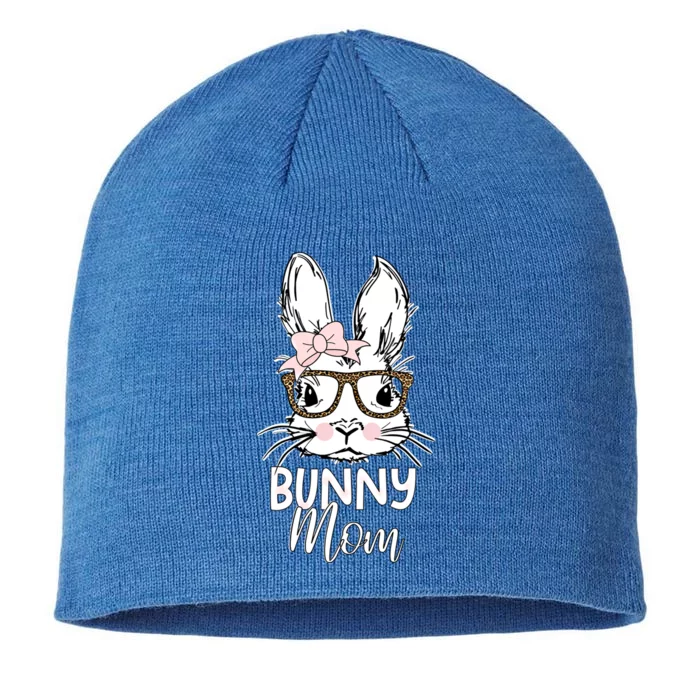 Bunny Mom Best Bunny Mom Bunny Lover Gift 8 1/2in Sustainable Knit Beanie