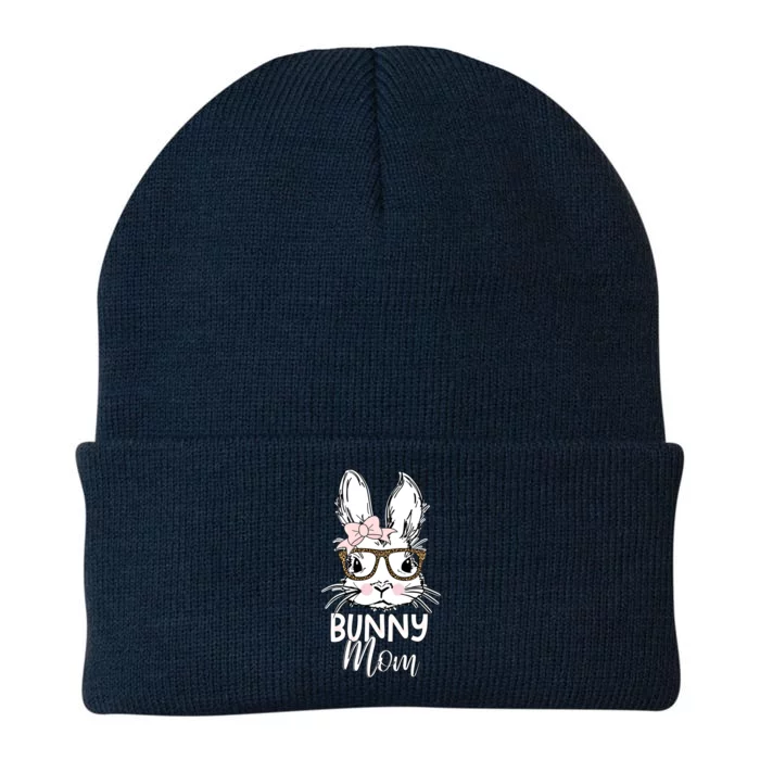 Bunny Mom Best Bunny Mom Bunny Lover Gift Knit Cap Winter Beanie