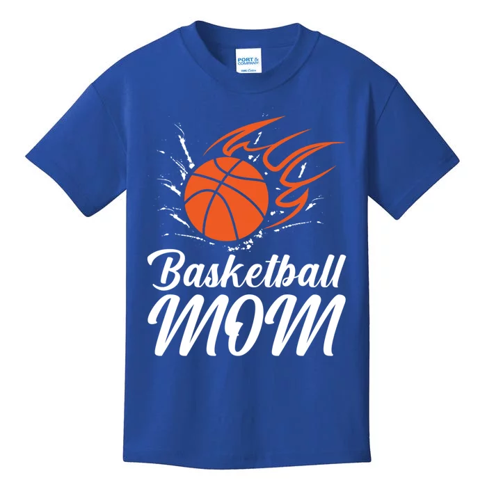 Basketball Mom Basketball Game Mother Mama Basketball Gift Kids T-Shirt