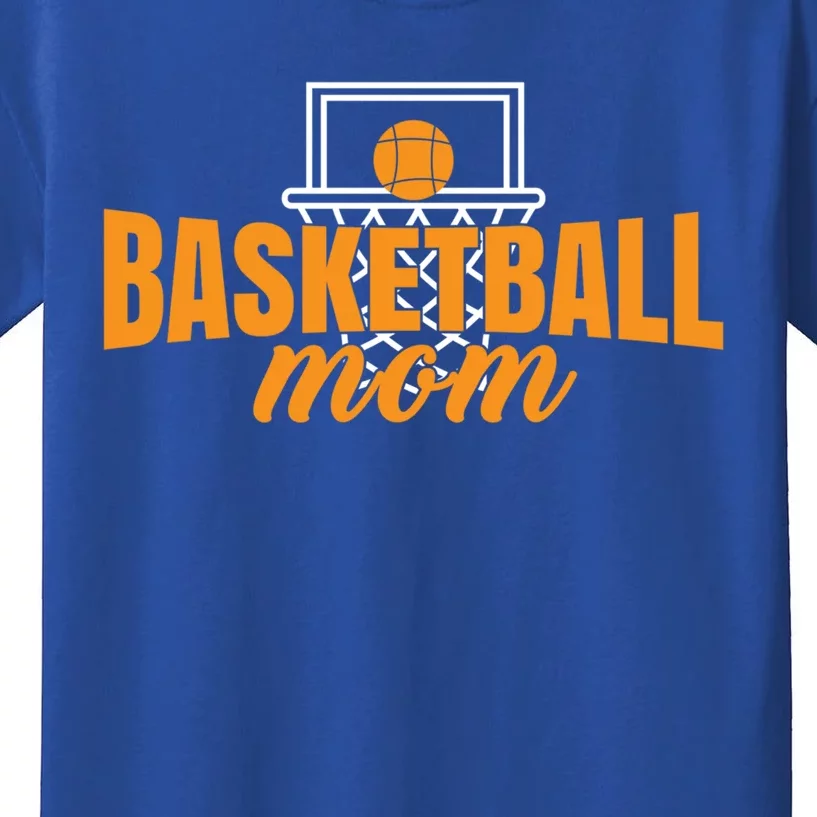 Basketball Mom Basketball Game Mother Mama Basketball Cute Gift Kids T-Shirt