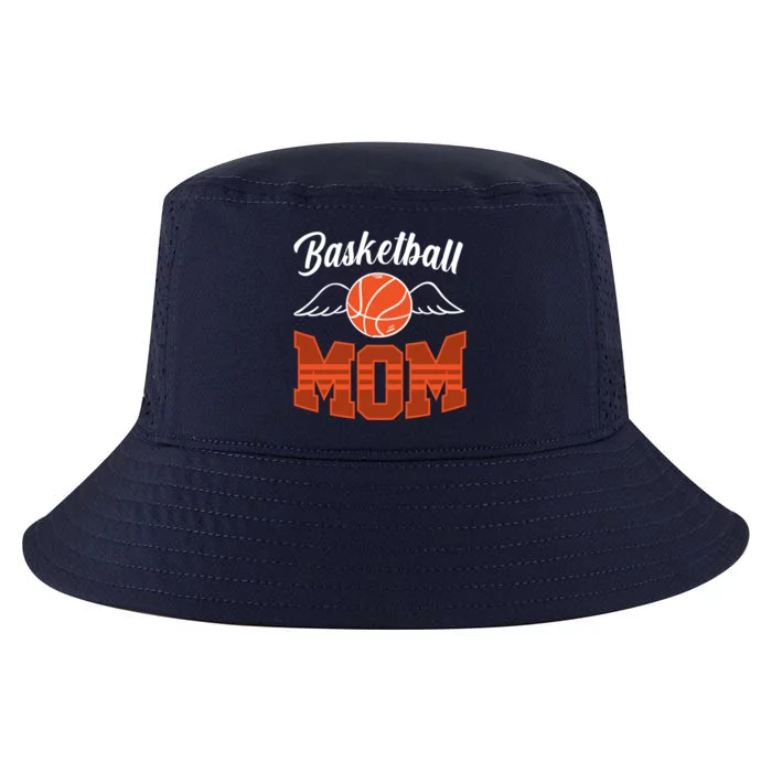 Basketball Mom Basketball Game Mother Mama Basketball Cool Gift Cool Comfort Performance Bucket Hat