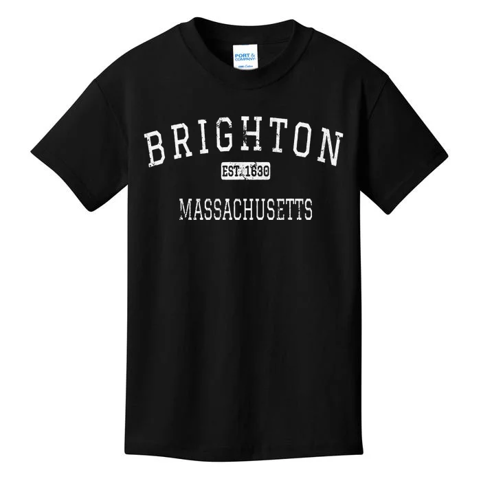 Brighton Massachusetts Boston MA Vintage Kids T-Shirt