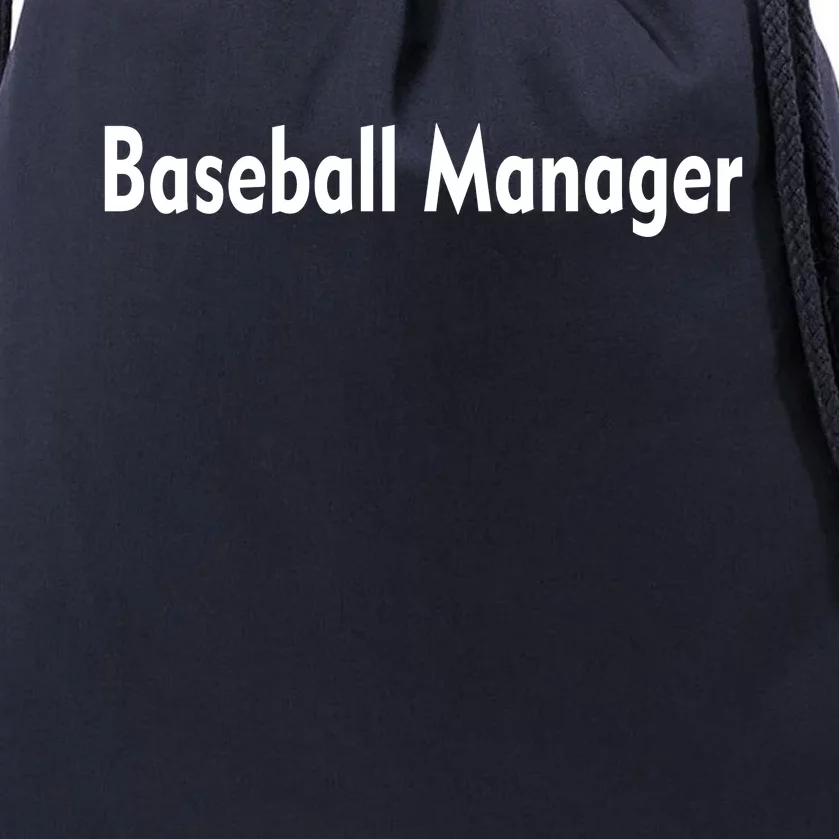 Baseball Manager Drawstring Bag