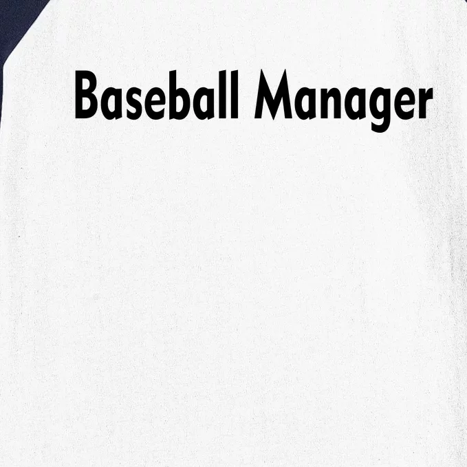 Baseball Manager Baseball Sleeve Shirt