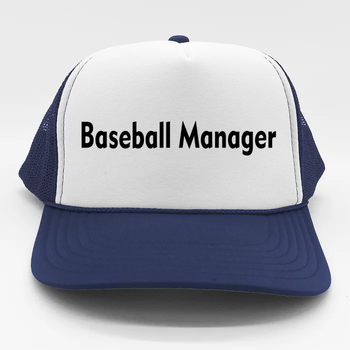 Baseball Manager Trucker Hat