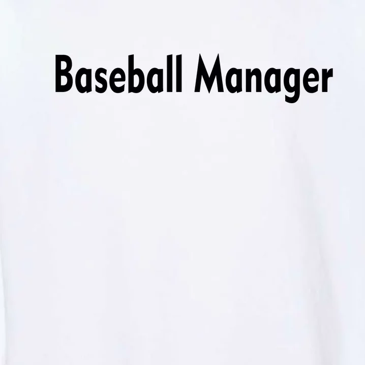 Baseball Manager Garment-Dyed Sweatshirt