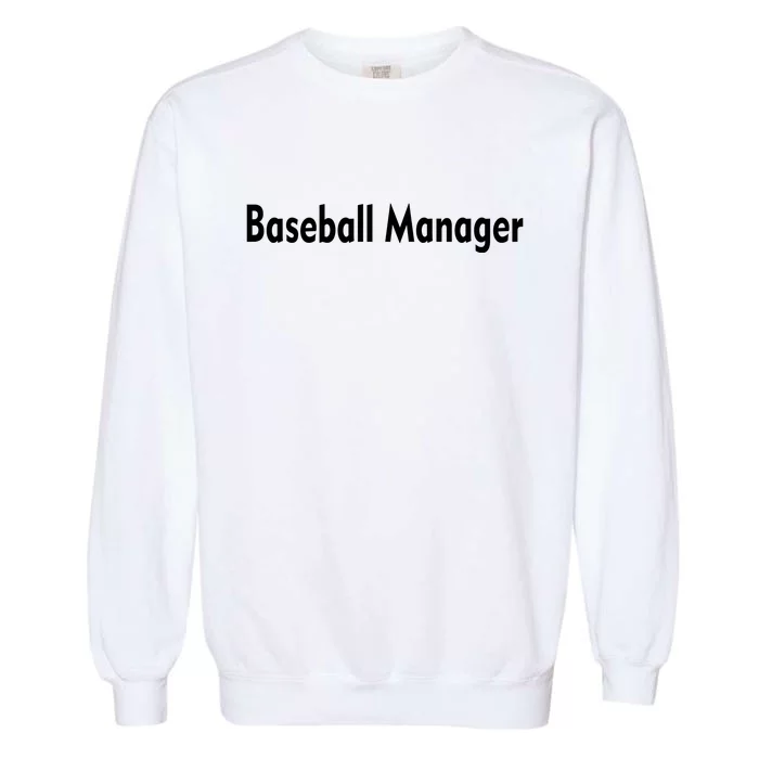 Baseball Manager Garment-Dyed Sweatshirt