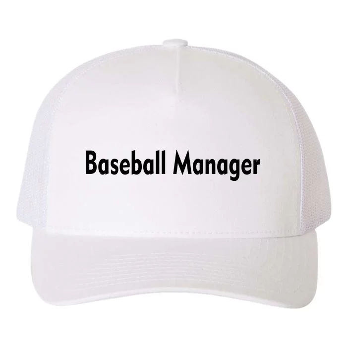 Baseball Manager Yupoong Adult 5-Panel Trucker Hat