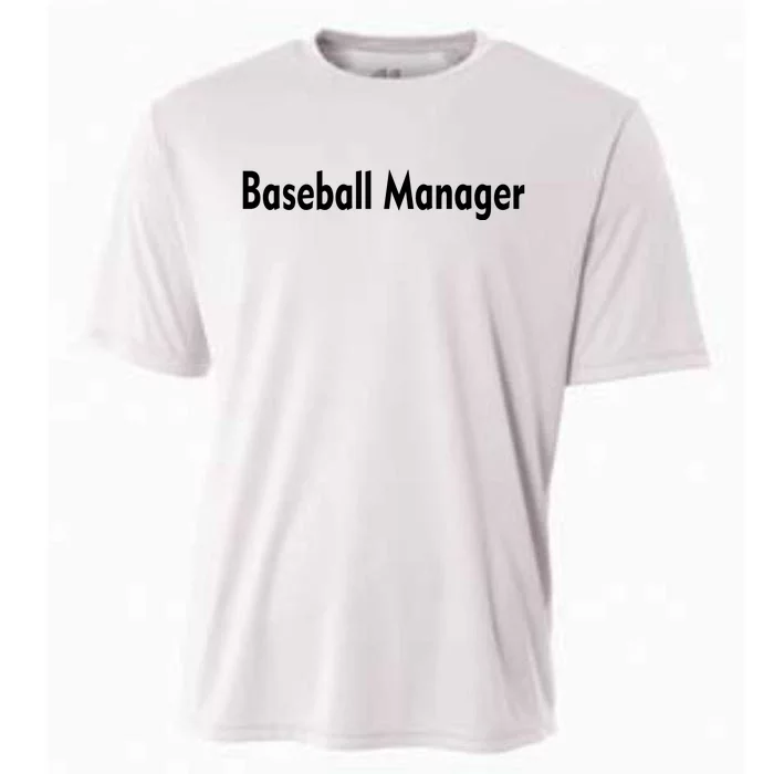 Baseball Manager Cooling Performance Crew T-Shirt