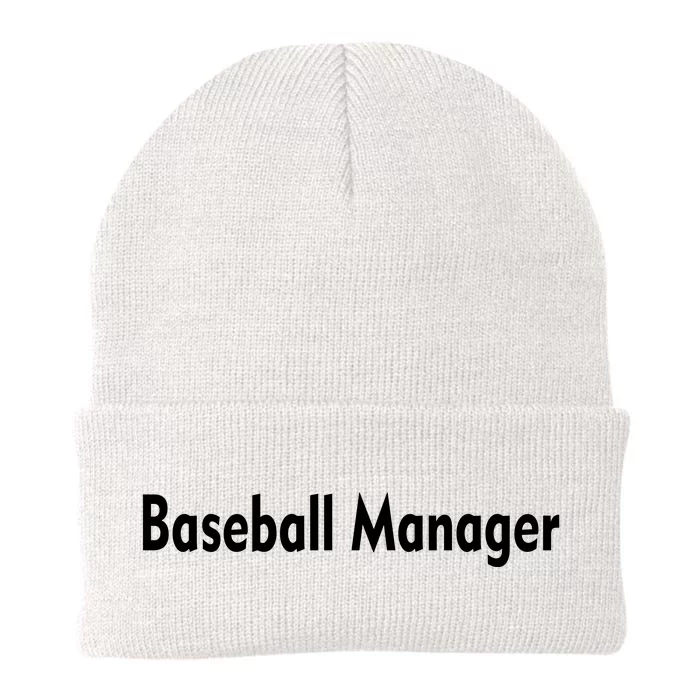 Baseball Manager Knit Cap Winter Beanie