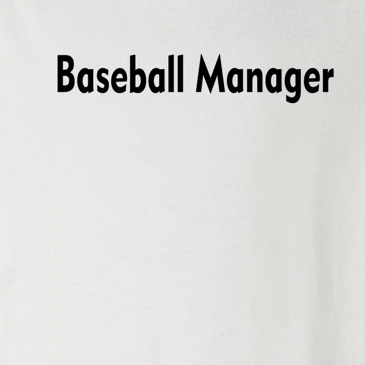 Baseball Manager Toddler Long Sleeve Shirt