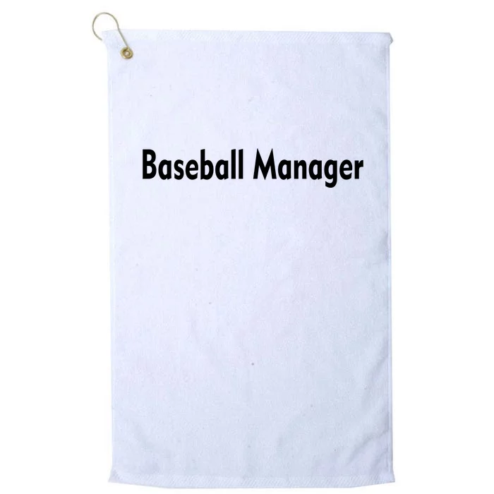 Baseball Manager Platinum Collection Golf Towel