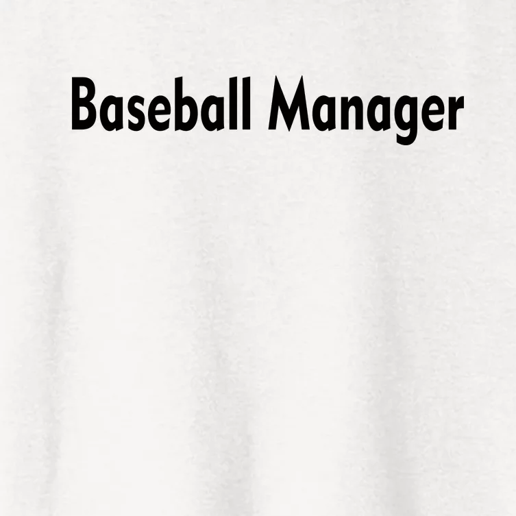 Baseball Manager Women's Crop Top Tee