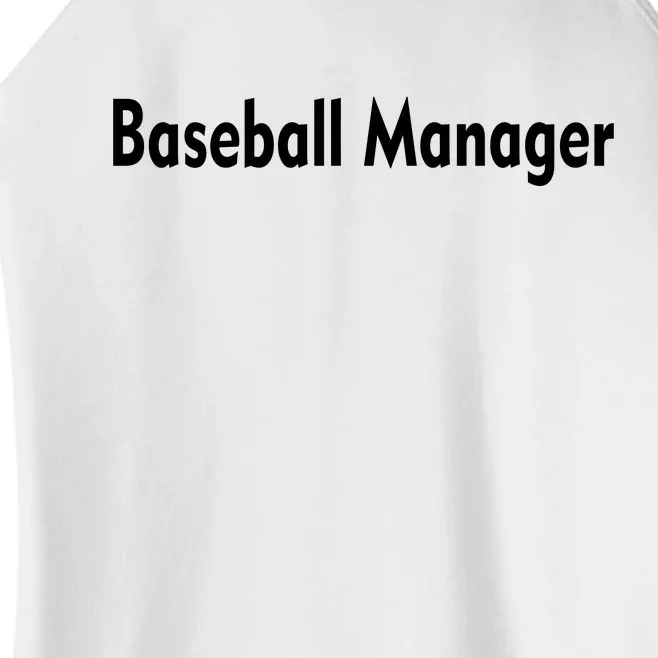 Baseball Manager Women’s Perfect Tri Rocker Tank