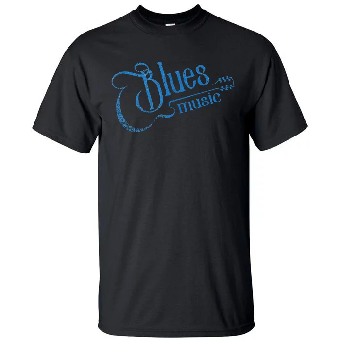 Blues Music Blues Lover Musician Guitarist Guitar Player Tall T-Shirt