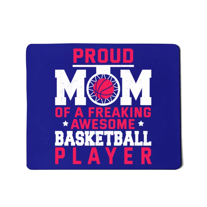 Basketball Mom Bball Player Mother Theme Quote Great Gift Mousepad