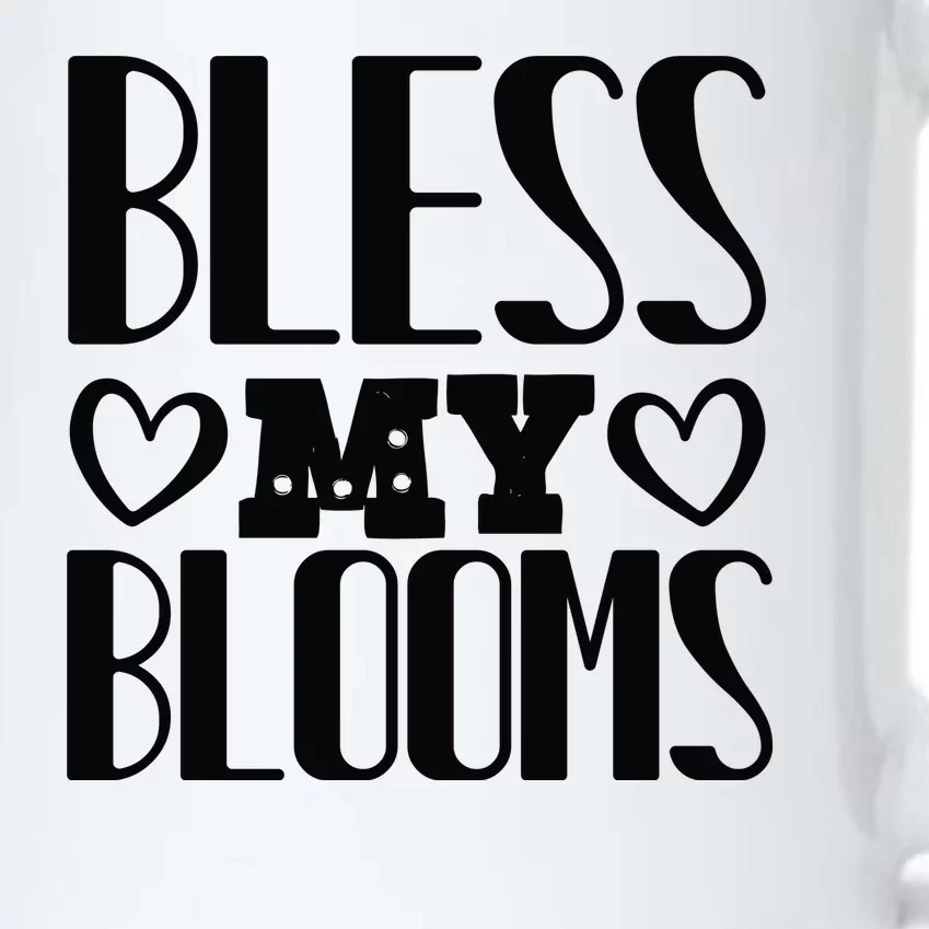 Bless My Blooms Black Color Changing Mug