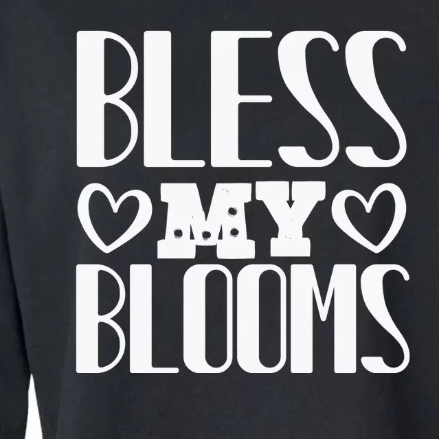 Bless My Blooms Cropped Pullover Crew